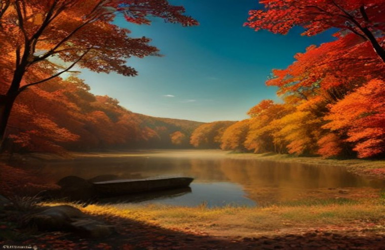 Autumn AI Wallpaper