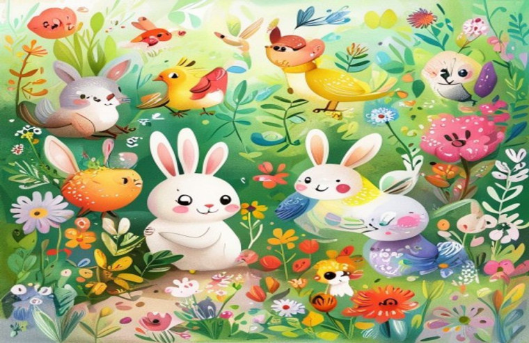Cute Drawing AI Wallpaper
