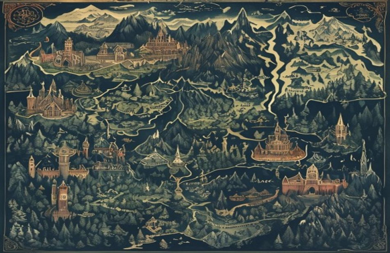 Game Of Thrones Map AI Wallpaper