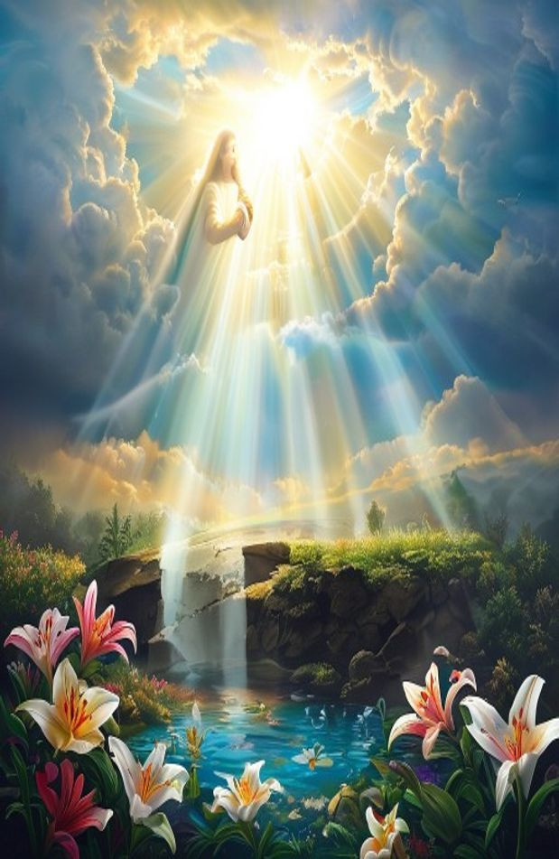 Jesus Resurrection AI Wallpaper