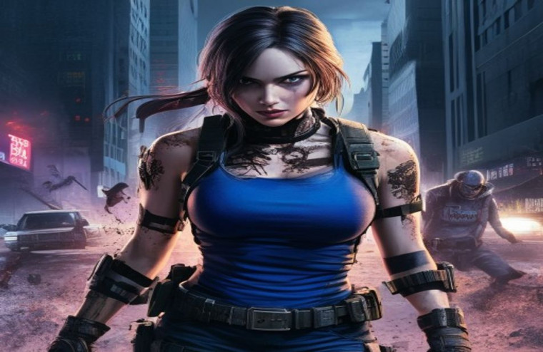 Resident Evil Jill Valentine AI Wallpaper