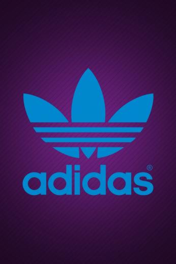 adidas purple logo