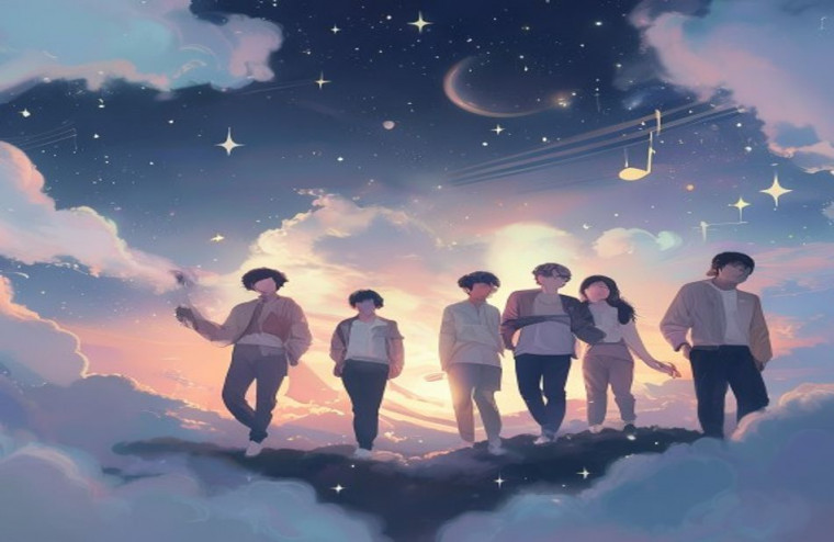 Bts Aesthetic AI Wallpaper