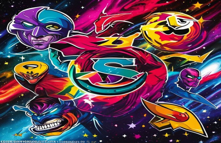 Superheroes Logos AI Wallpaper