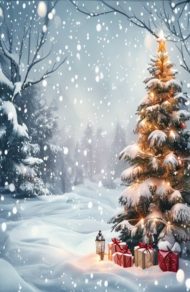 Christmas AI Background AI Wallpaper