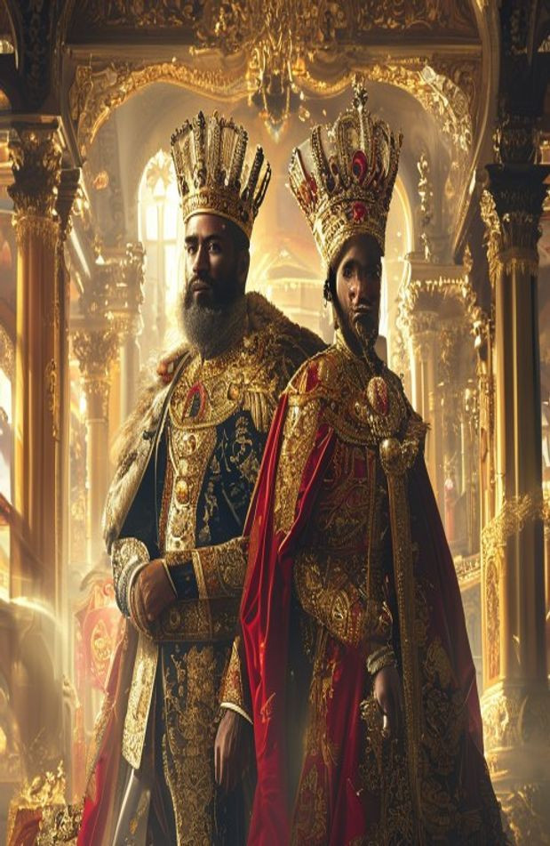 King And Queen AI Wallpaper