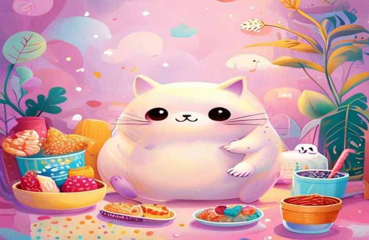 Pusheen AI Wallpaper For Computer