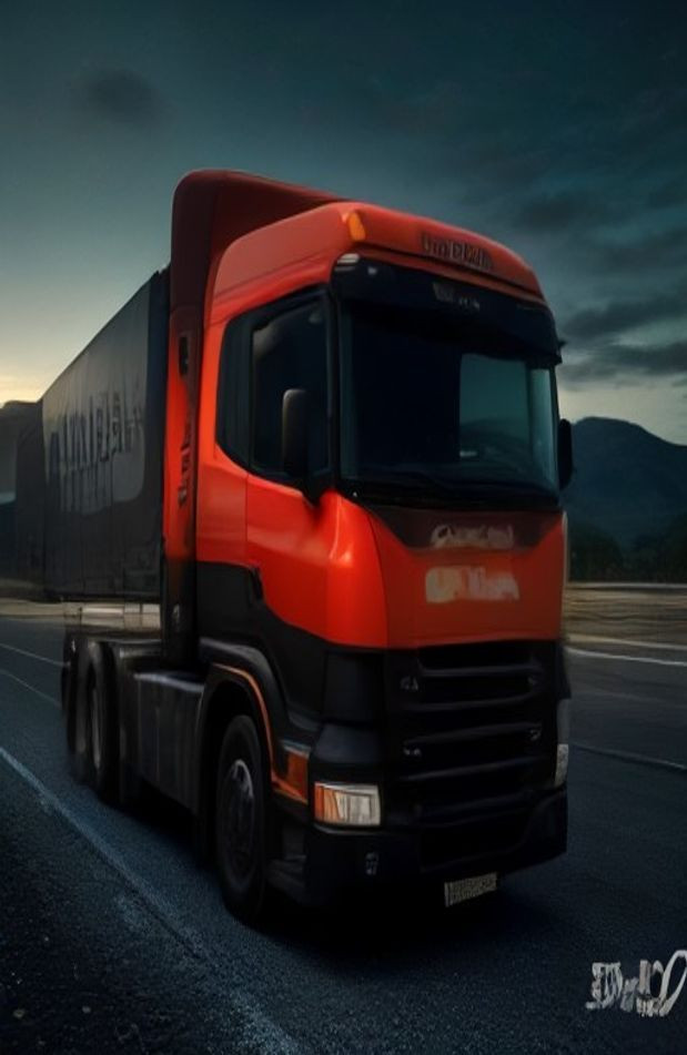 Scania V8 Logo AI Wallpaper