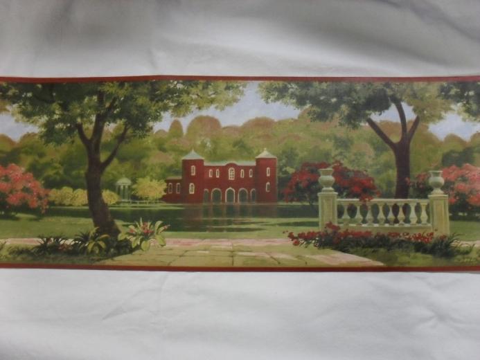 Free download Country Kerrys Cottage Seabrook Wallpaper Border KC319B