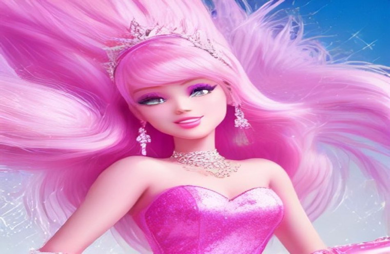Barbie Logo AI Wallpaper