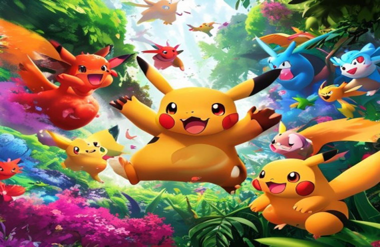 Pokemon iPad AI Wallpaper