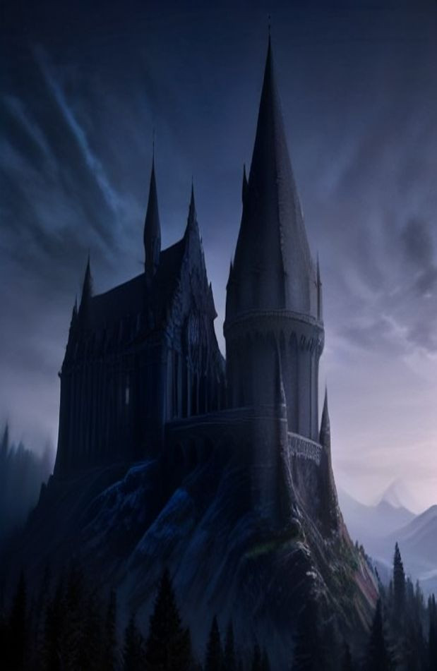 Hogwarts AI Wallpaper HD