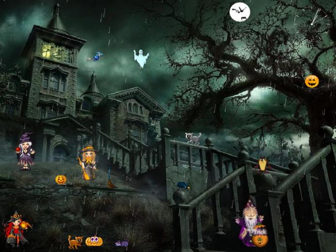 cute halloween home screens
