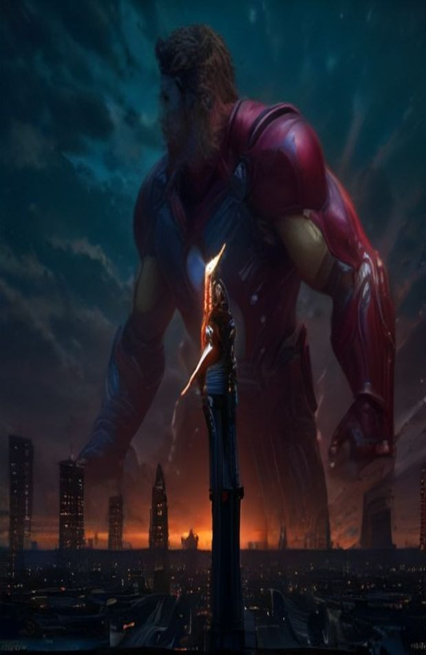 Marvel Dual Monitor AI Wallpaper