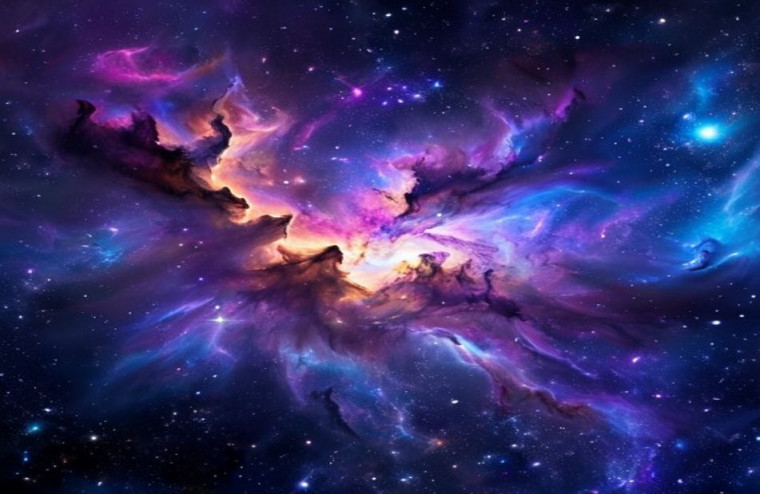 Beautiful Galaxy AI Wallpaper