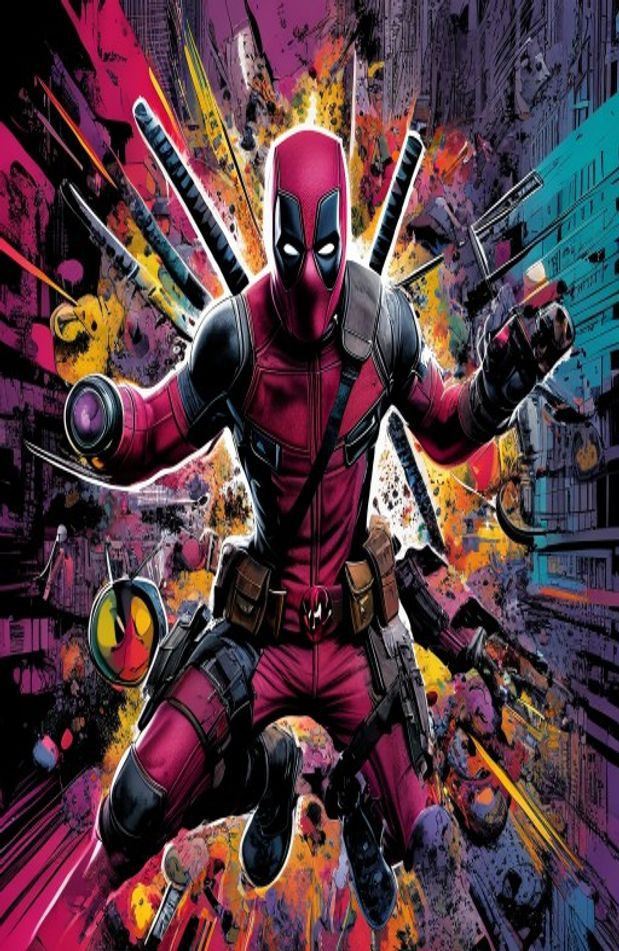 Deadpool AI Wallpaper