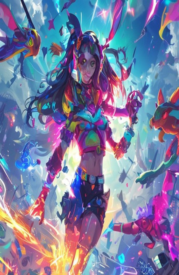 Game Girl AI Wallpaper