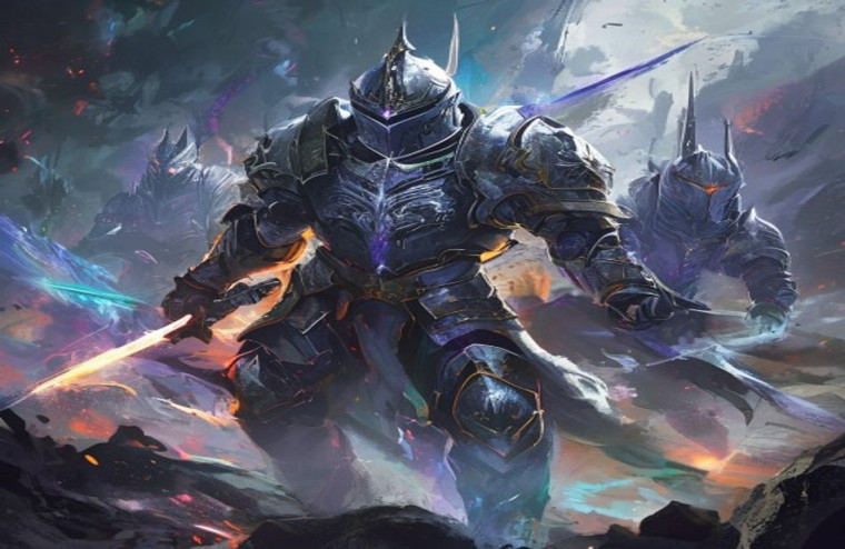 Warhammer 40k AI Wallpaper Grey Knights