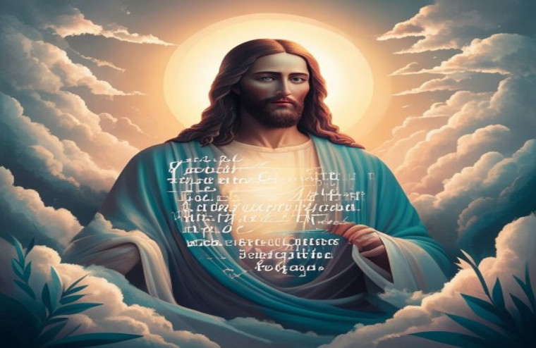 Jesus AI Wallpaper With Bible Verses