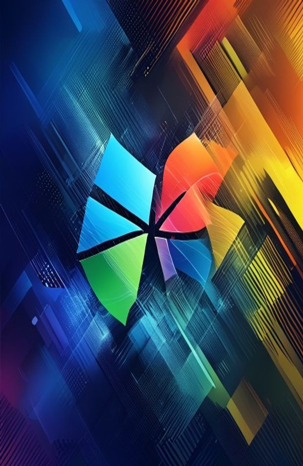 Microsoft Windows Logo AI Wallpaper