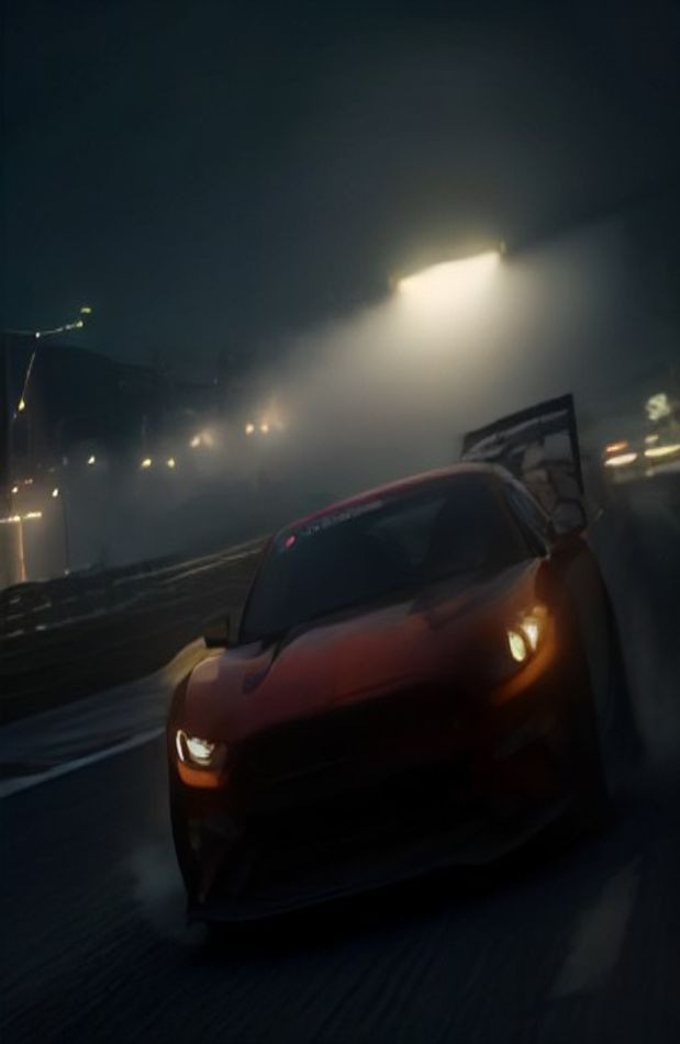 Mustang Need For Speed AI Wallpaper