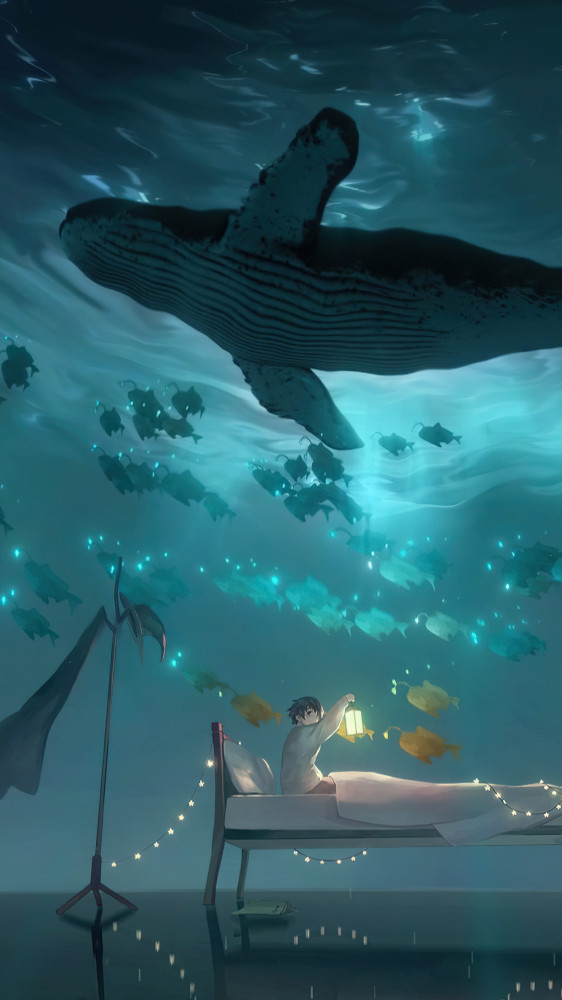 🔥 [50+] Blue Ocean Anime Wallpapers | WallpaperSafari