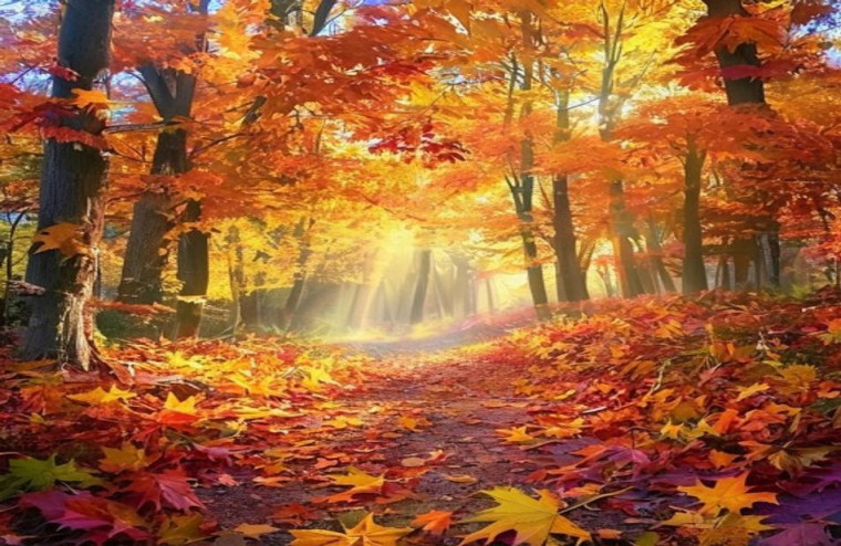 HD Autumn AI Wallpaper