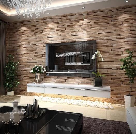 Free download 10m 3d Stacked Brick Stone Embossed Texured Tv Wall Pvc