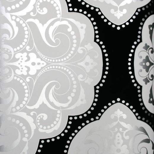 Free download wallpaper black grey silver a bold designer wallpaper