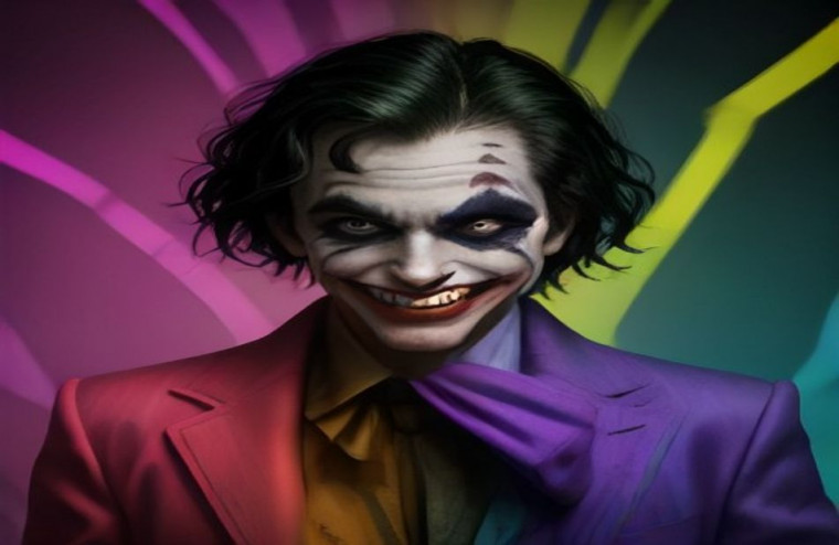 Joker 3d AI Wallpaper