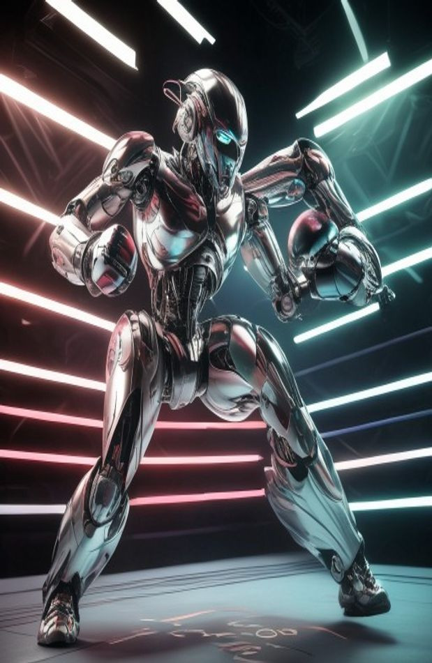 Atom Real Steel AI Wallpaper