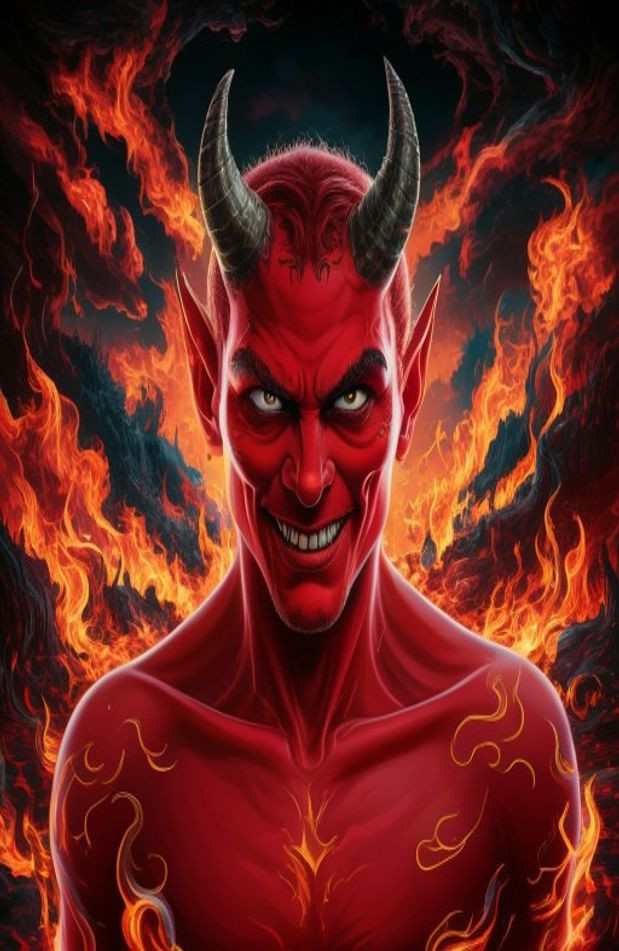 Red Devil AI Wallpaper