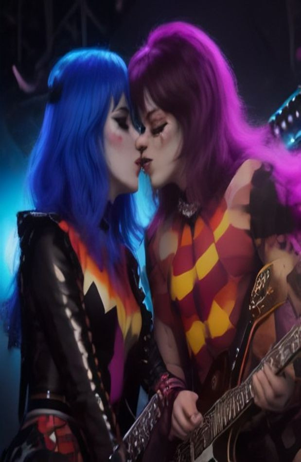 Kiss Band AI Wallpaper