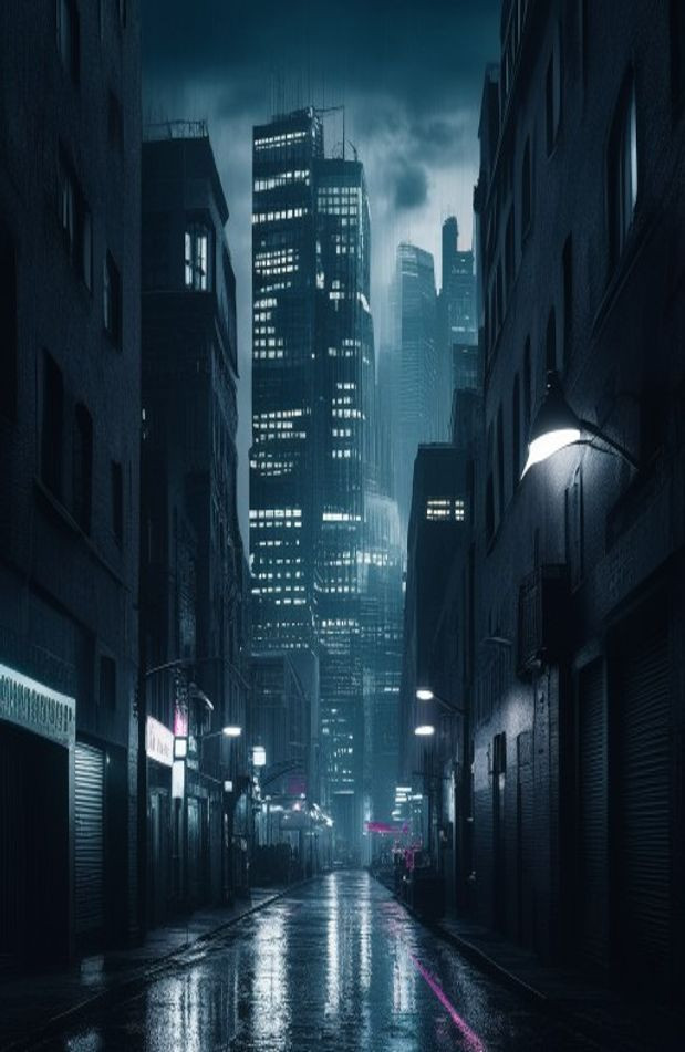 Gotham City HD AI Wallpaper