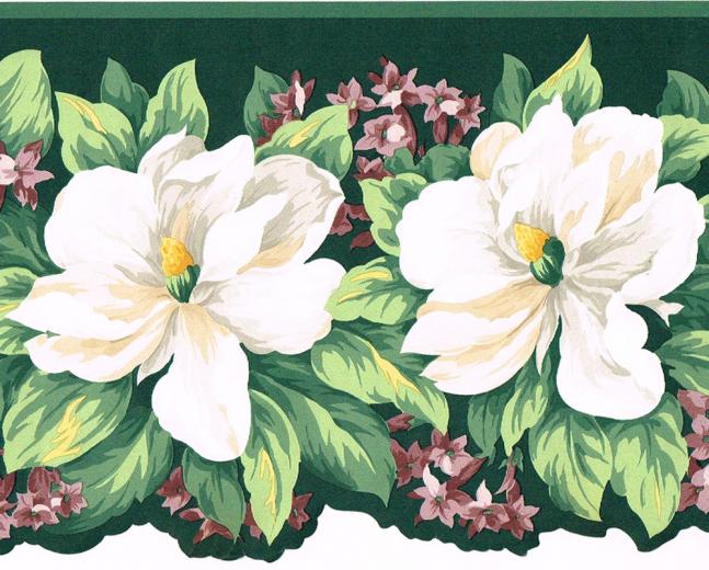Free download Die Cut Magnolia Flowers Wallpaper Border MP73657DC eBay