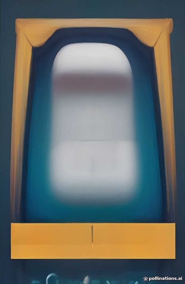 Empty Bookshelf AI Wallpaper