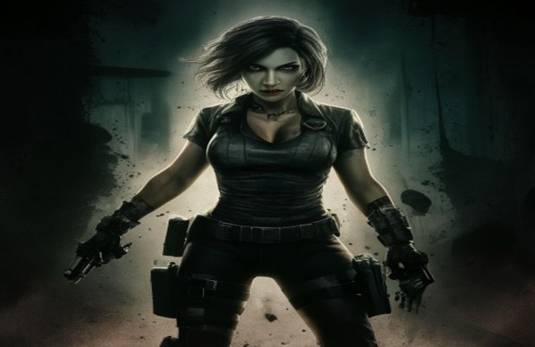 Resident Evil Jill Valentine AI Wallpaper