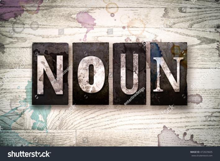 Free Download The Word Noun Written In Watercolor Washes Over A White 