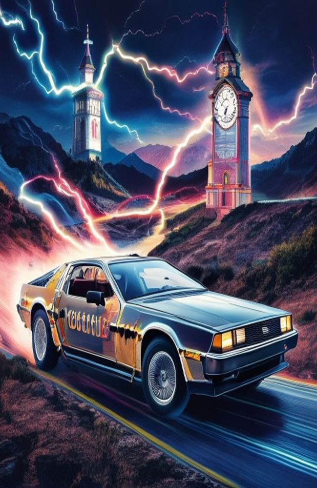 Back To The Future AI Wallpaper