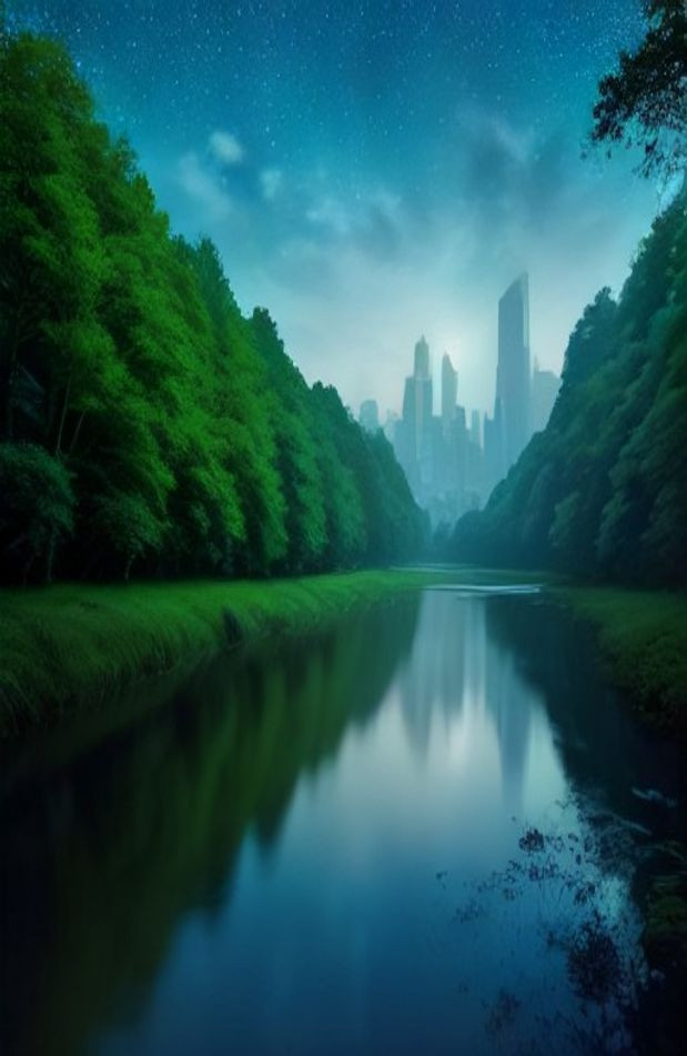 Dual Screen HD AI Wallpaper