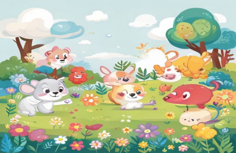 Cute Drawing AI Wallpaper