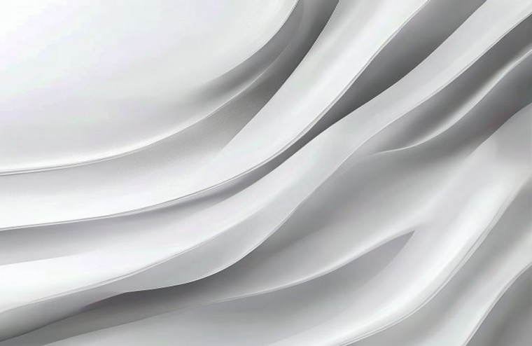 White Abstract AI Wallpaper