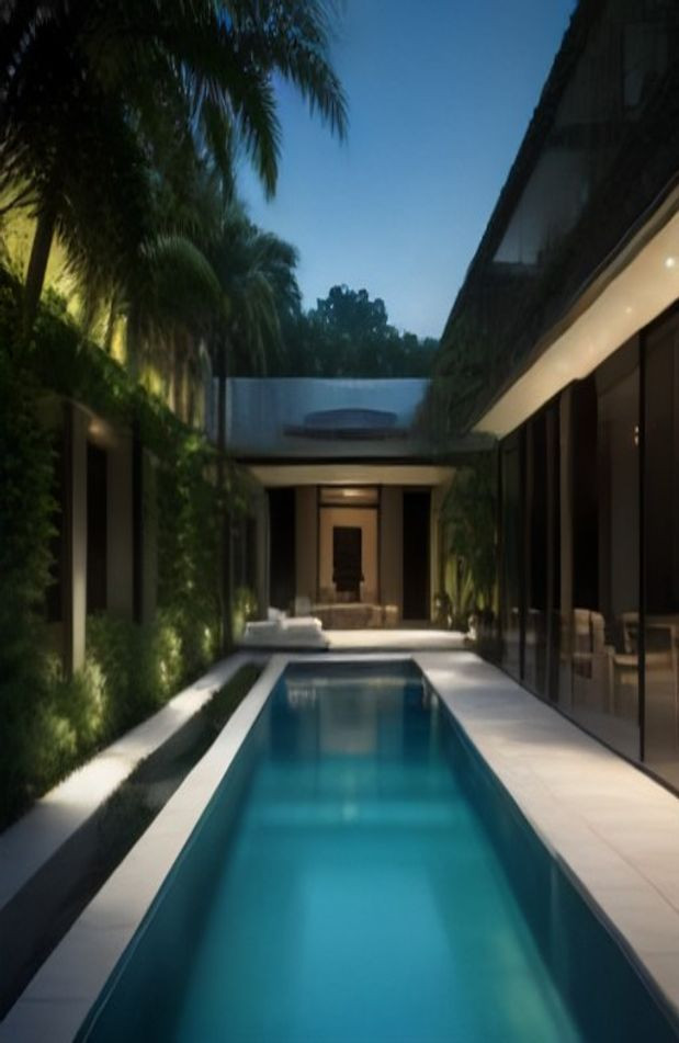 Luxury House AI Wallpaper