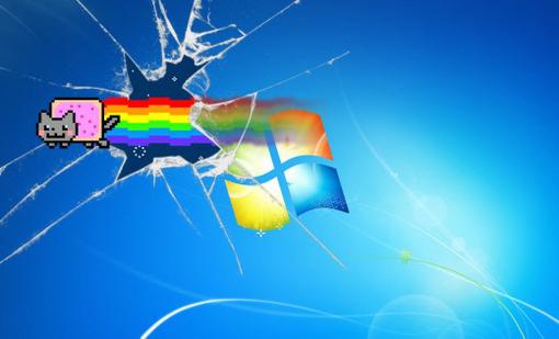 Free download Broken Nyan Cat Windows 7 by hamza62240 Gabetumblr ...