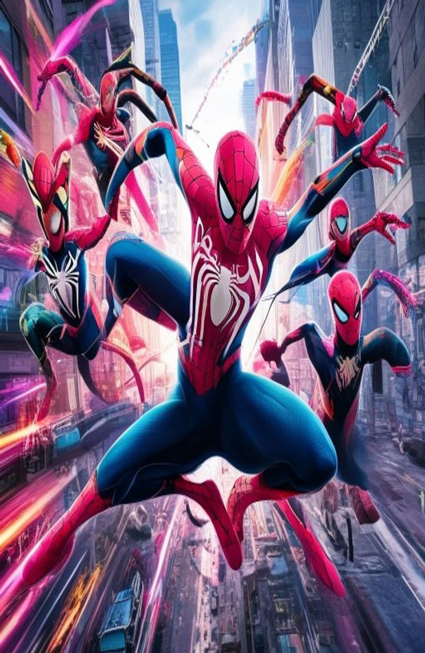 Spider Man Into The Verse AI Wallpaper