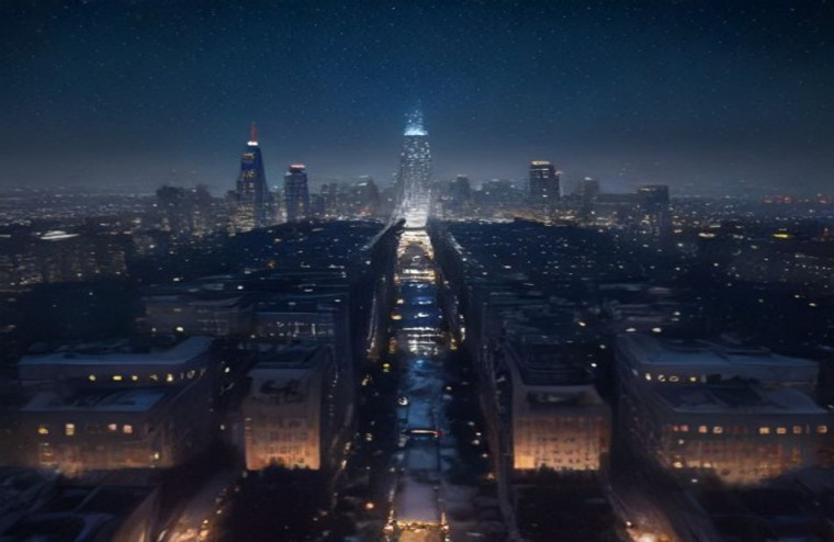 New York City Winter AI Wallpaper