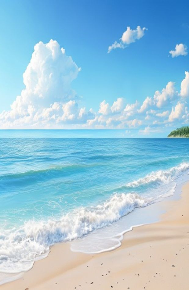 Blue HD AI Wallpaper 1080p