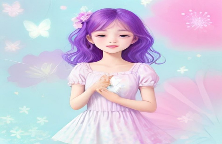 Girly AI Wallpaper For iPad