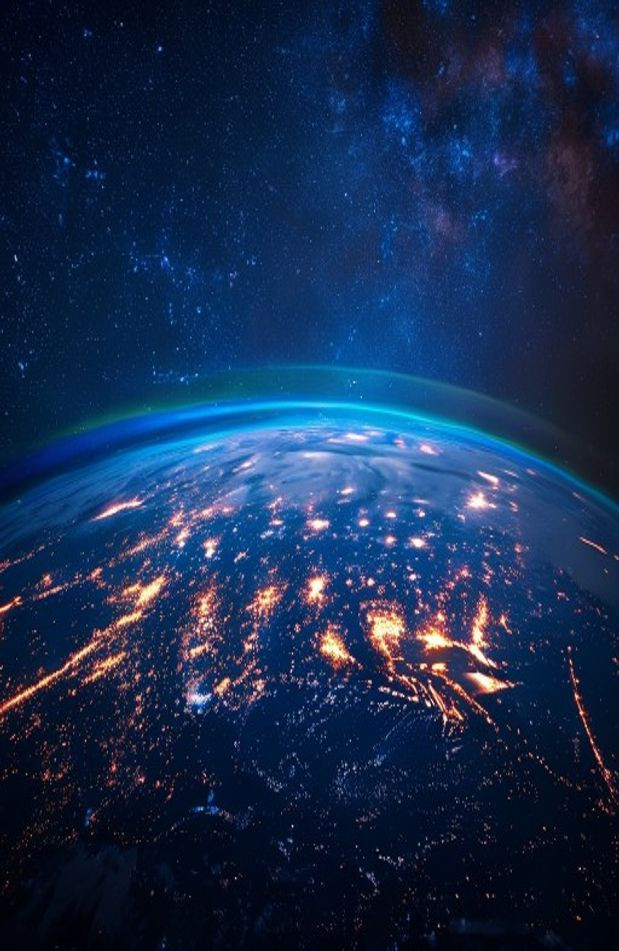 Earth At Night AI Wallpaper HD