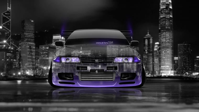 Free Download K Nissan Cedric JDM Tuning Side Anime Girl Aerography Car El X For